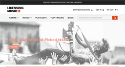Desktop Screenshot of licensingmusic.com